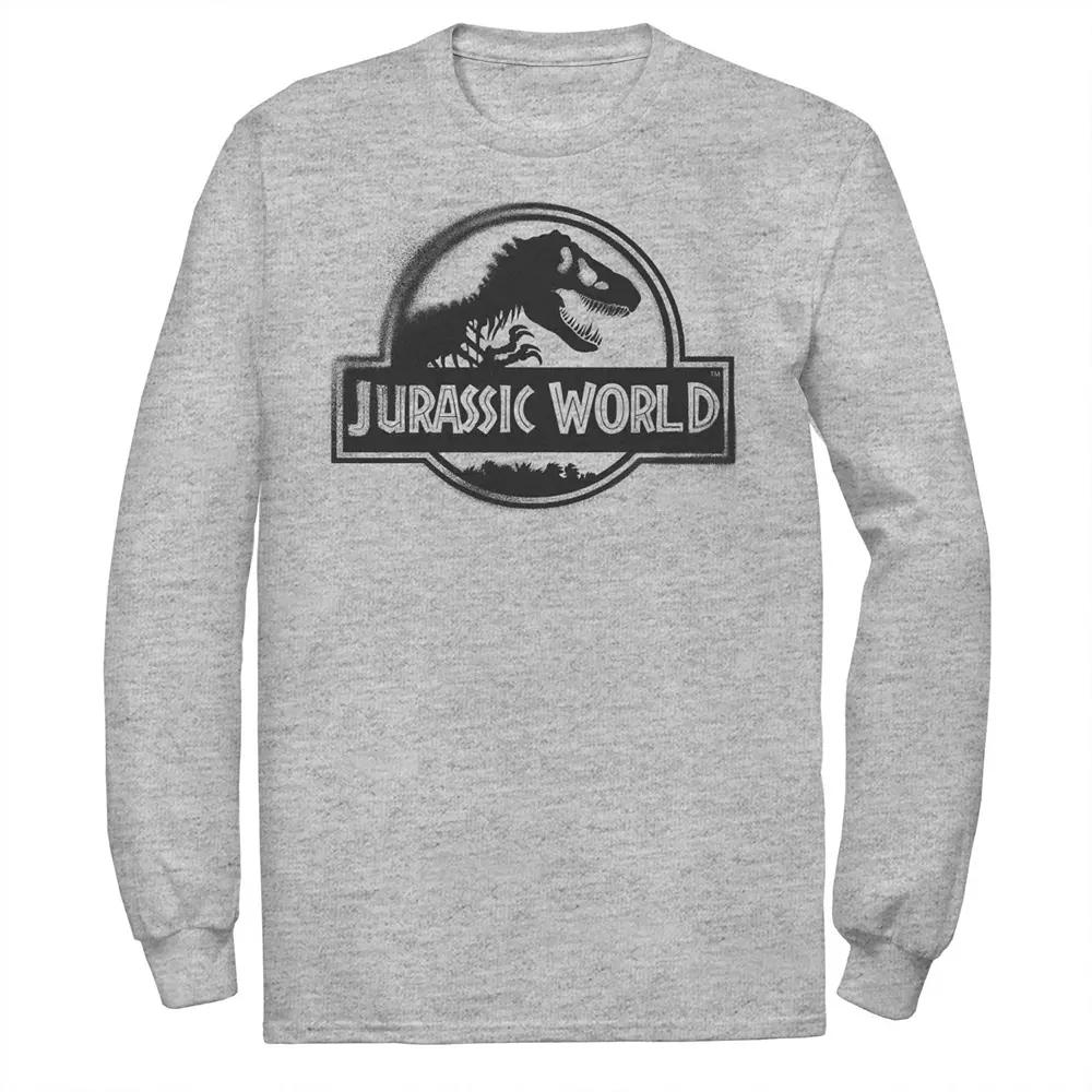 Men's Jurassic World Two Black Spray Paint Logo Tee,  Product Image