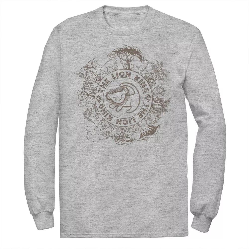 Disney's The Lion King Men's Circle Of Life Line Art Logo Tee,  Product Image