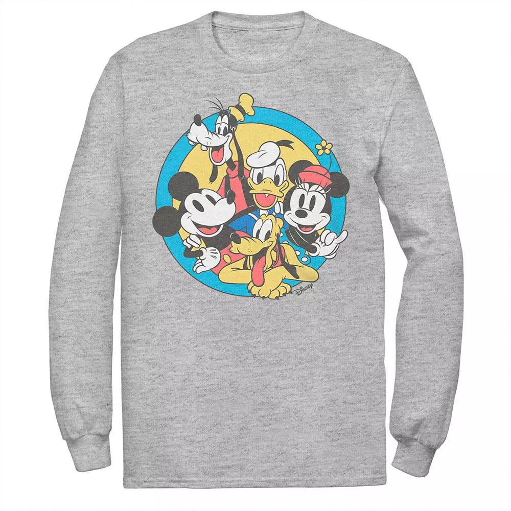 Men's Disney's Mickey And Friends Retro Group Shot Tee,  Product Image
