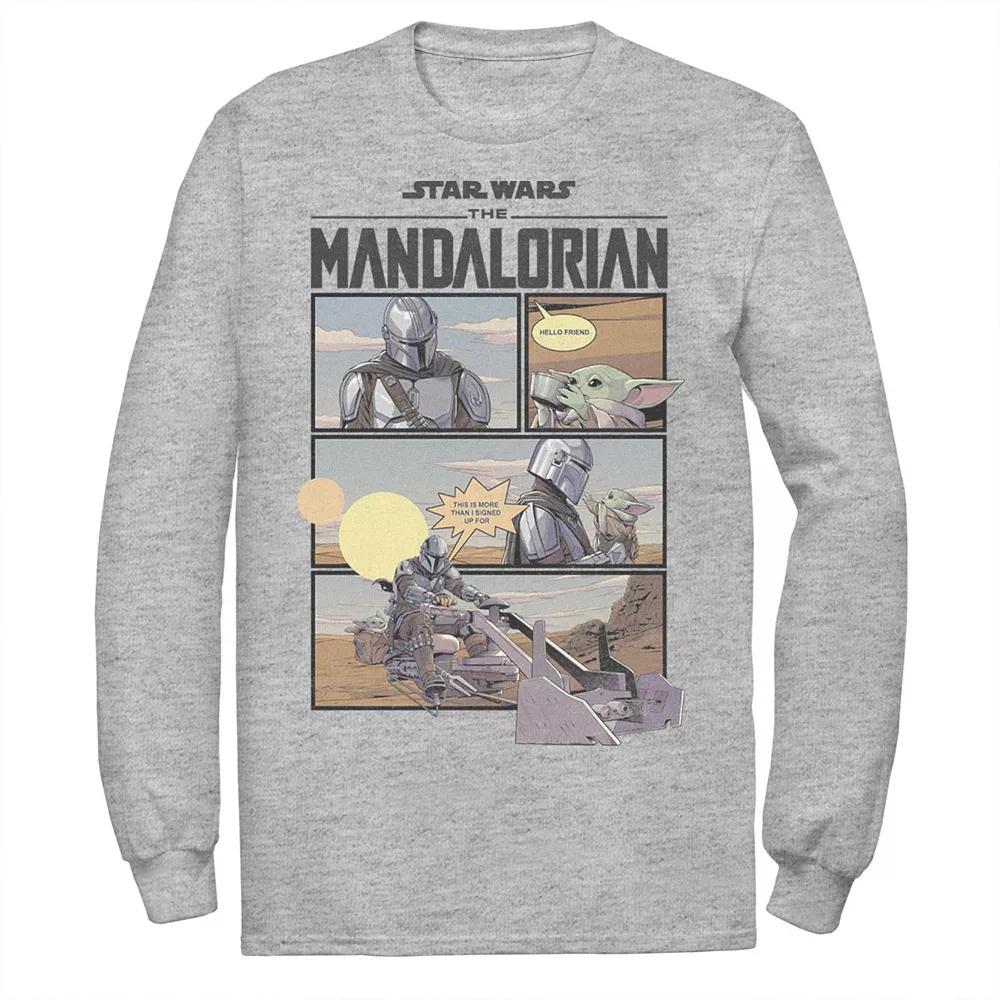 Men's Star Wars The Mandalorian Comic Art Pane Tee,  Product Image