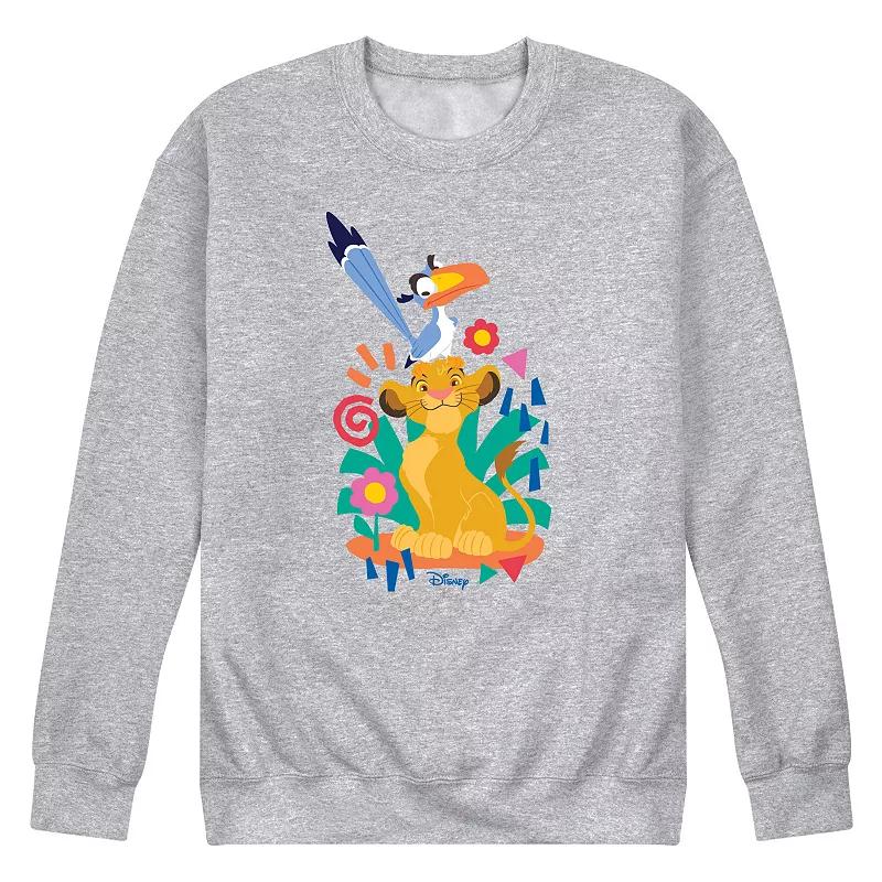 Disney's Lion King Simba & Zazu Men's Fleece Sweatshirt,  Product Image