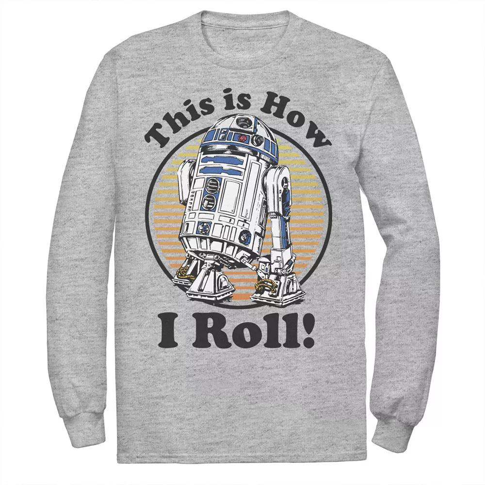 Men's Star Wars C-3PO R2-D2 Besties Badge Long Sleeve Graphic Tee,  Product Image
