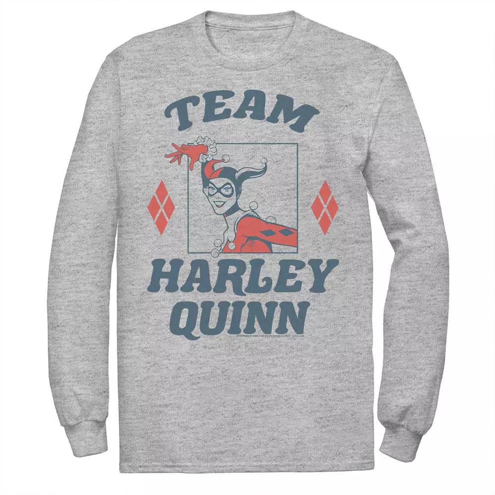 Men's Batman Team Harley Quinn Vintage Portrait Tee,  Product Image