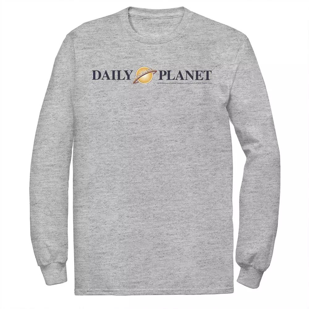 Men's DC Comics Superman Daily Planet Logo Long Sleeve Graphic Tee,  Product Image