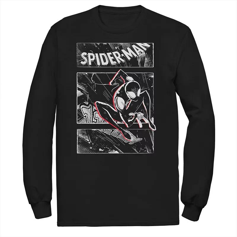 Big & Tall Marvel Spider-Man Spiderverse Comic Retro Tee, Men's,  Product Image