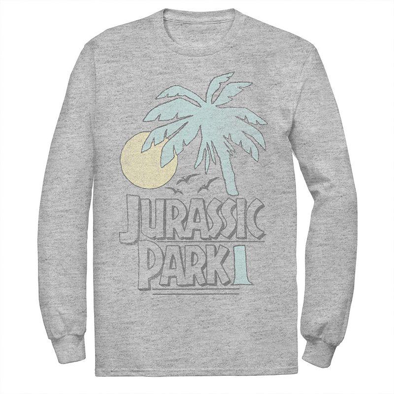 Men's Jurassic Park Palm Tree Sunset Logo Tee,  Product Image