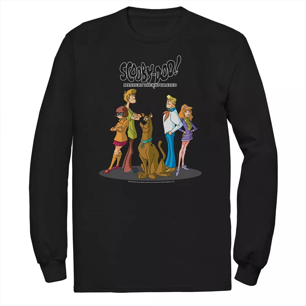 Big & Tall Scooby-Doo Mystery Incorporated Mystery Gang Portrait Long Sleeve Graphic Tee, Men's,  Product Image