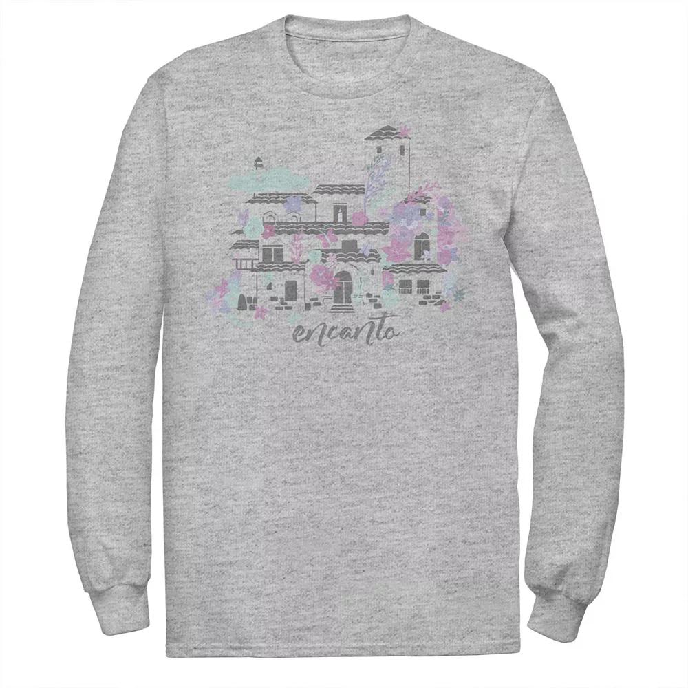 Disney's Encanto Home Water Color Portrait Men's Tee, Size: XL, Athletic Grey Product Image