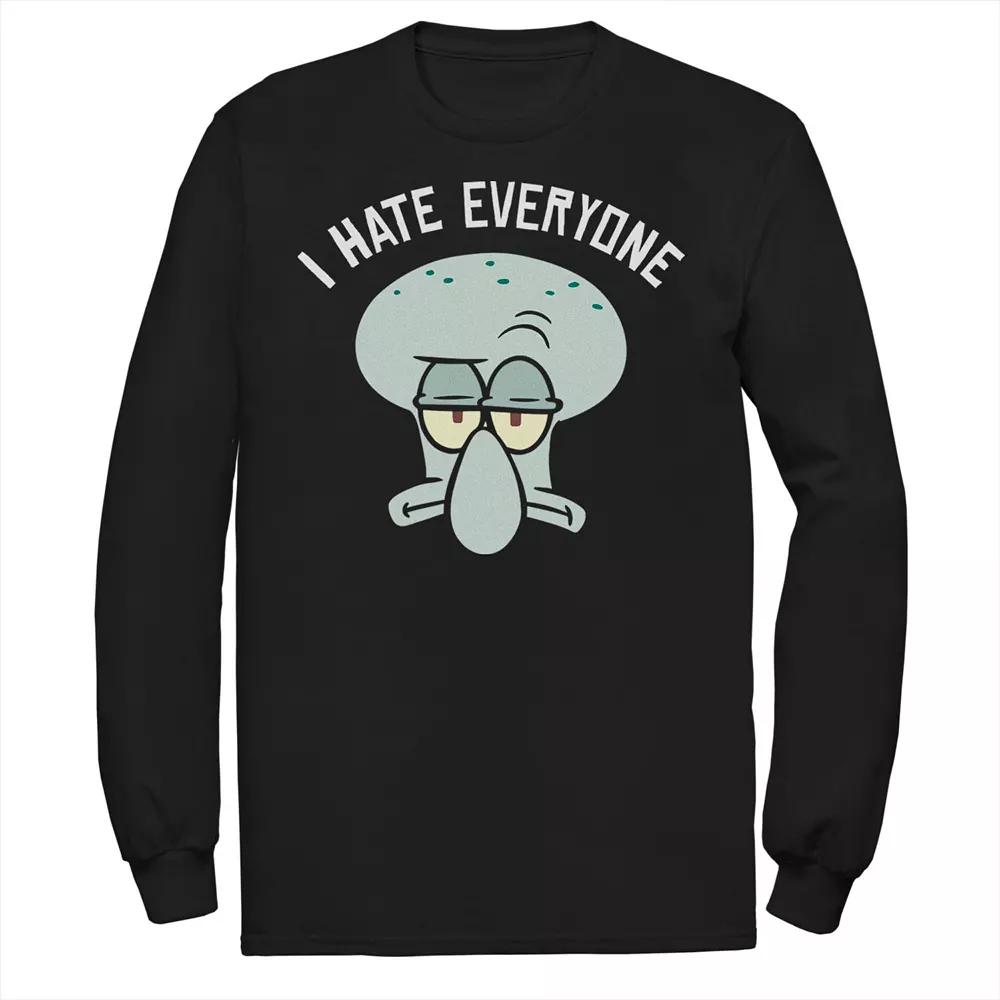 Men's Nickelodeon SpongeBob SquarePants Squidward I Hate Everyone Tee,  Product Image