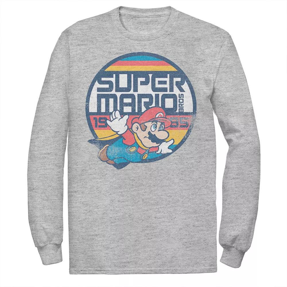 Big & Tall Nintendo Super Mario Bros Mario Flying Graphic Fleece Pullover, Men's,  Product Image