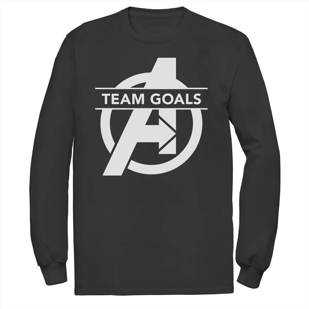 Men's Marvel Avengers Endgame Team Goals Long Sleeve Tee,  Product Image