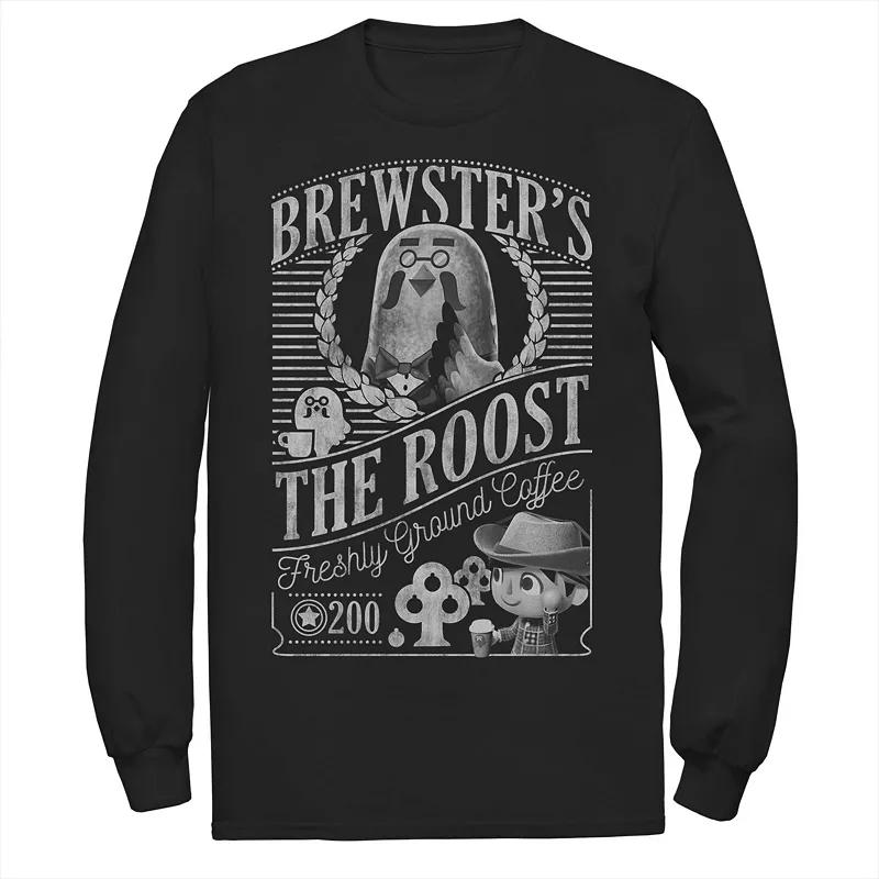 Big & Tall Animal Crossing Brewster's The Roost Long Sleeve, Men's,  Product Image