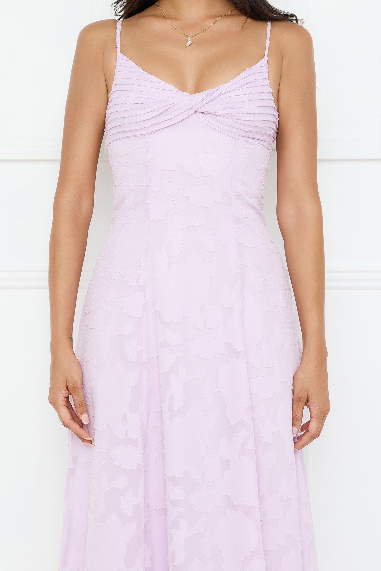 Pine Blossom Maxi Dress Lilac Product Image