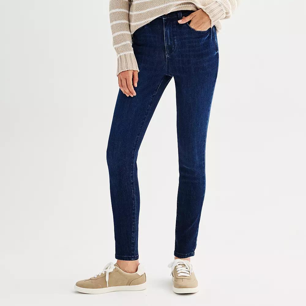 Petite Sonoma Goods For Life® High Rise Skinny Jeans, Women's,  Product Image