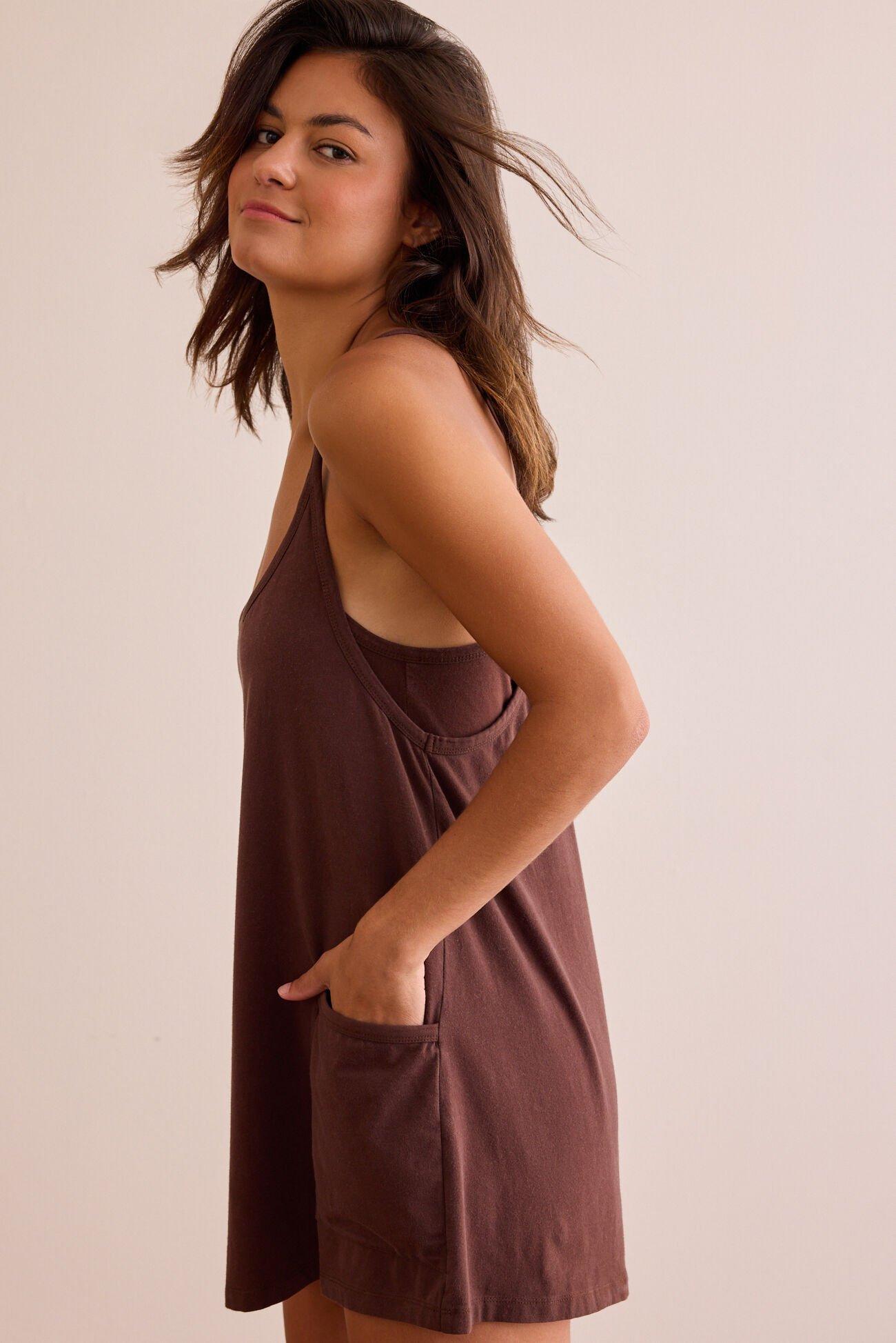 Hang Tough Mineral Wash Mini Dress Product Image