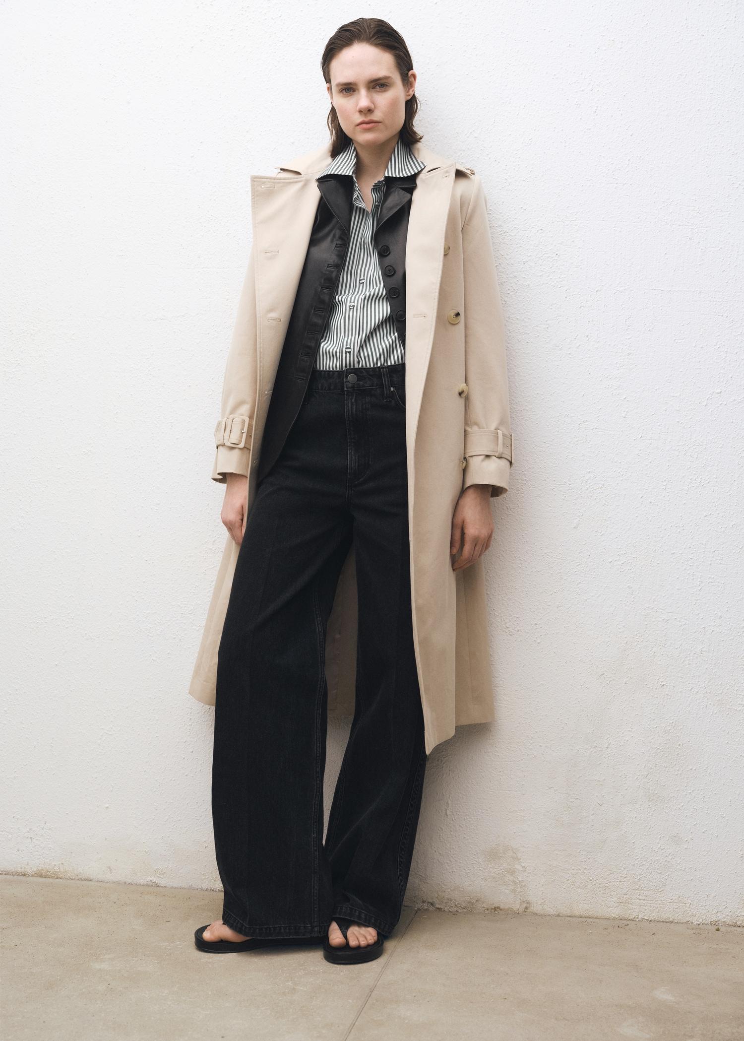 High waist straight jeans - Women | MANGO USA Product Image