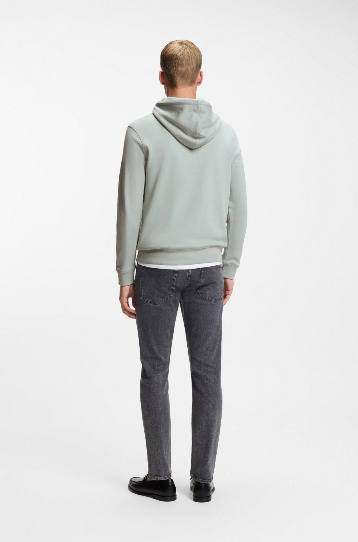 Logo-patch hoodie in cotton terry Product Image