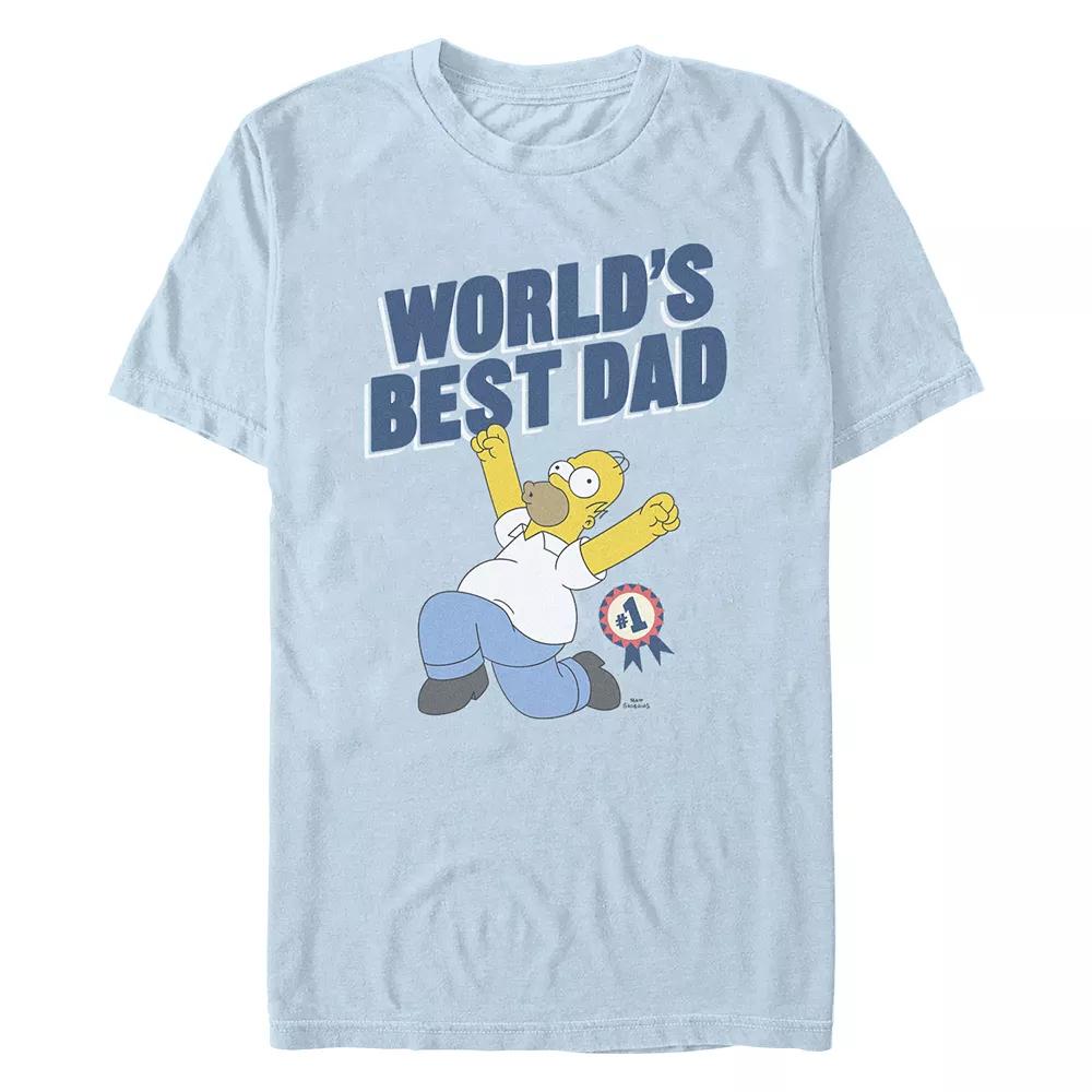 Men's The Simpons Homer World's Best Dad Graphic Tee,  Product Image