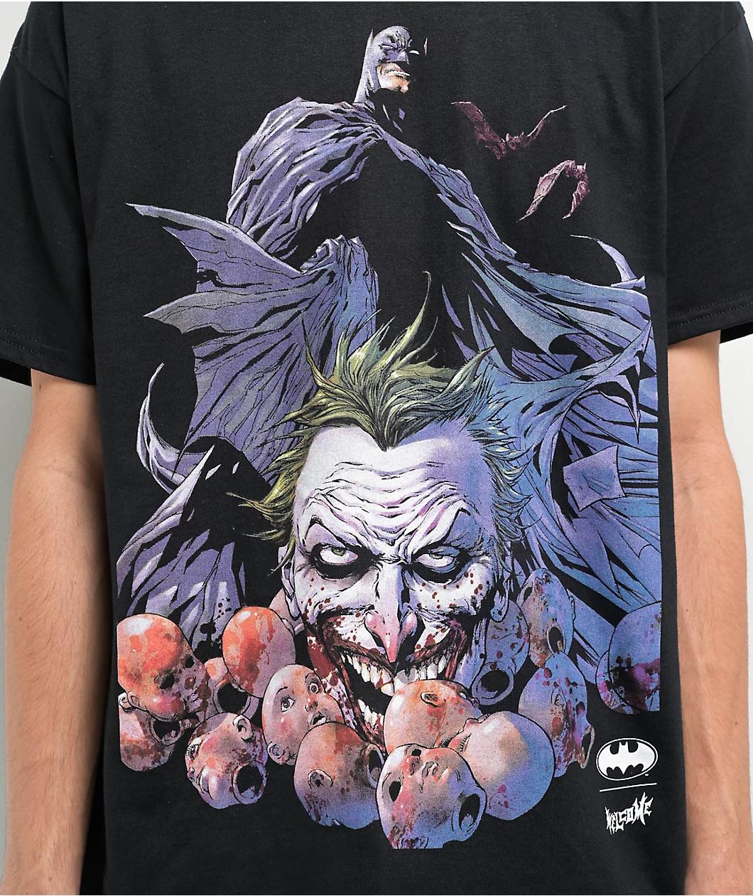 Welcome x Batman Heads Up Black T-Shirt Product Image