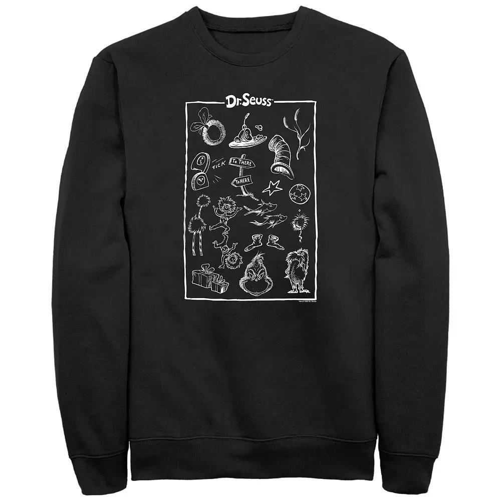 Big & Tall Dr. Seuss Collection Graphic Fleece, Men's,  Product Image