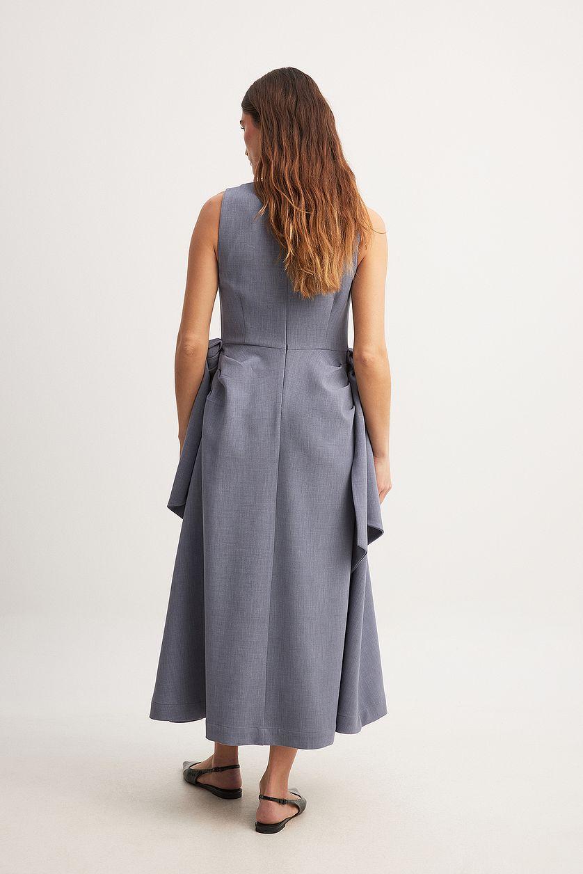 Tie Waist Detail Midi Dress Product Image