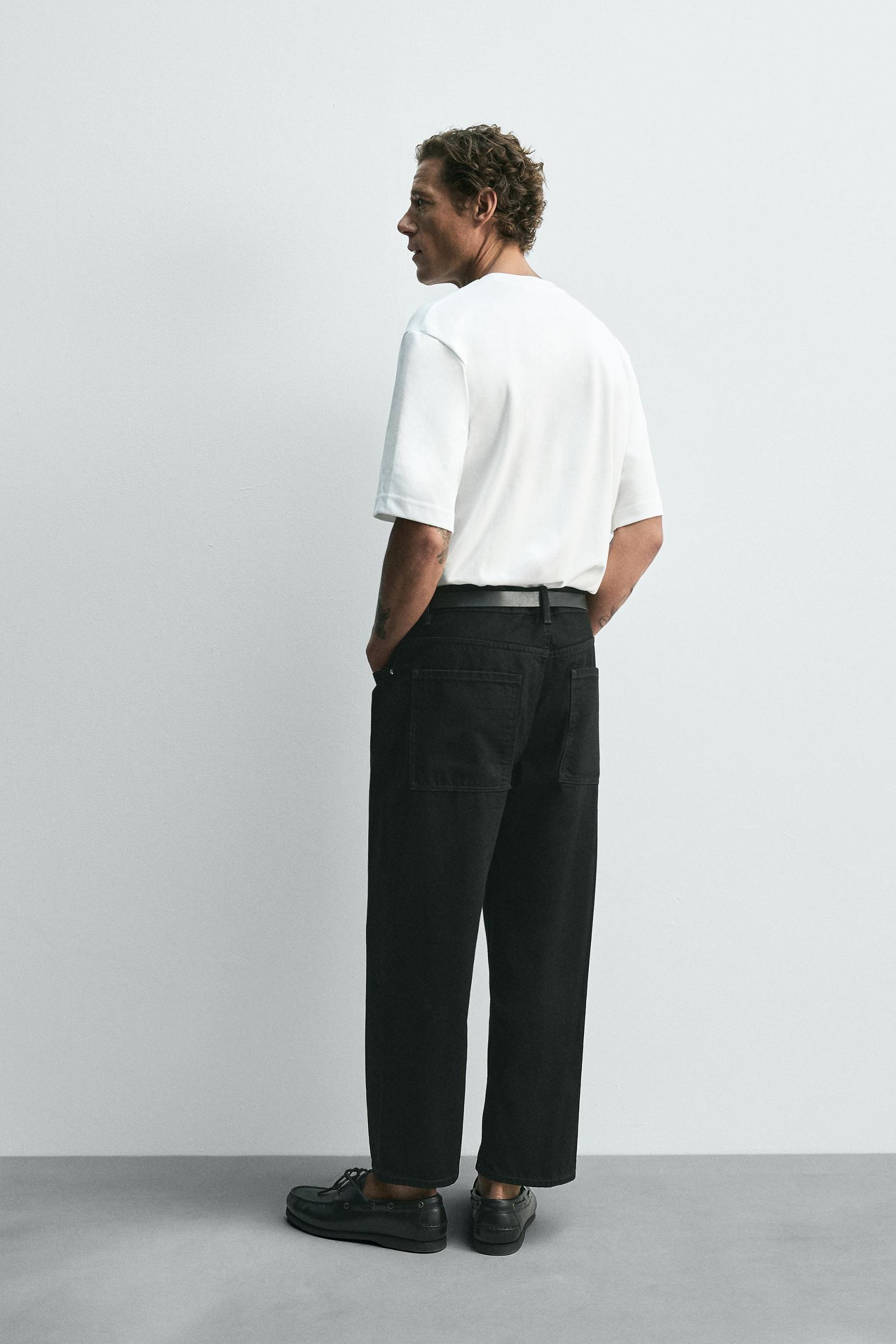 TAPERED WIDE FIT JEANS Product Image