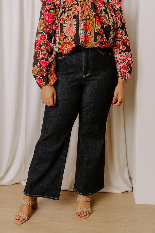 JUDY BLUE Saylor High Waist Wide Leg Jean Curves Product Image