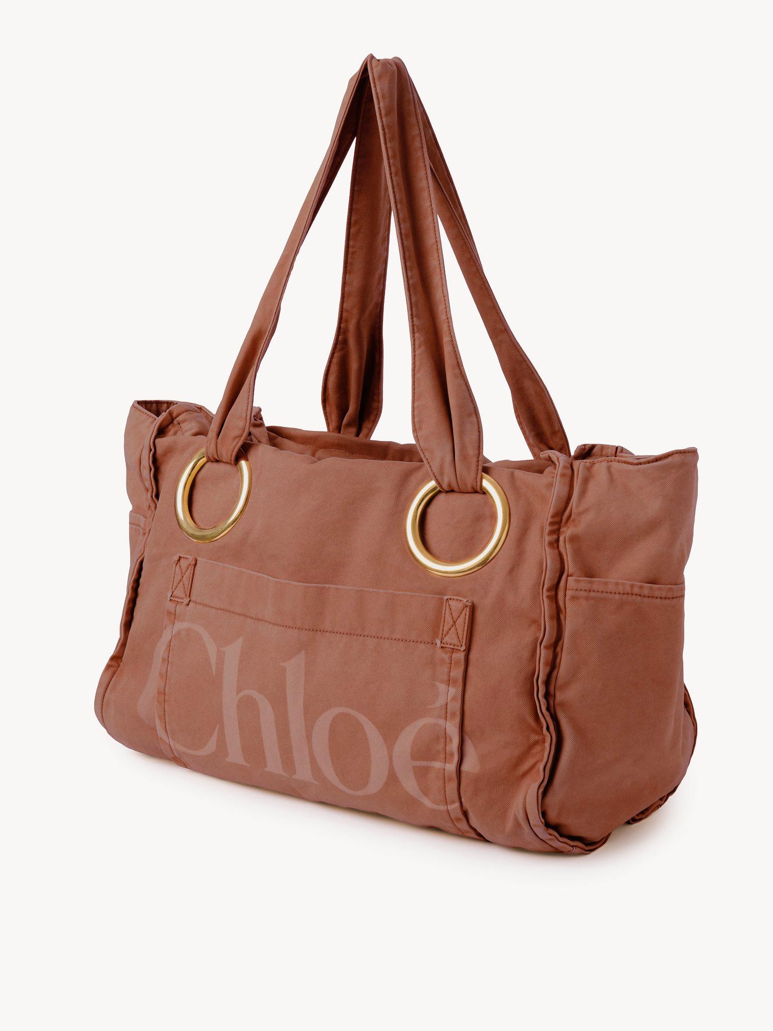 Large Chloé Plage tote bag in cotton Product Image
