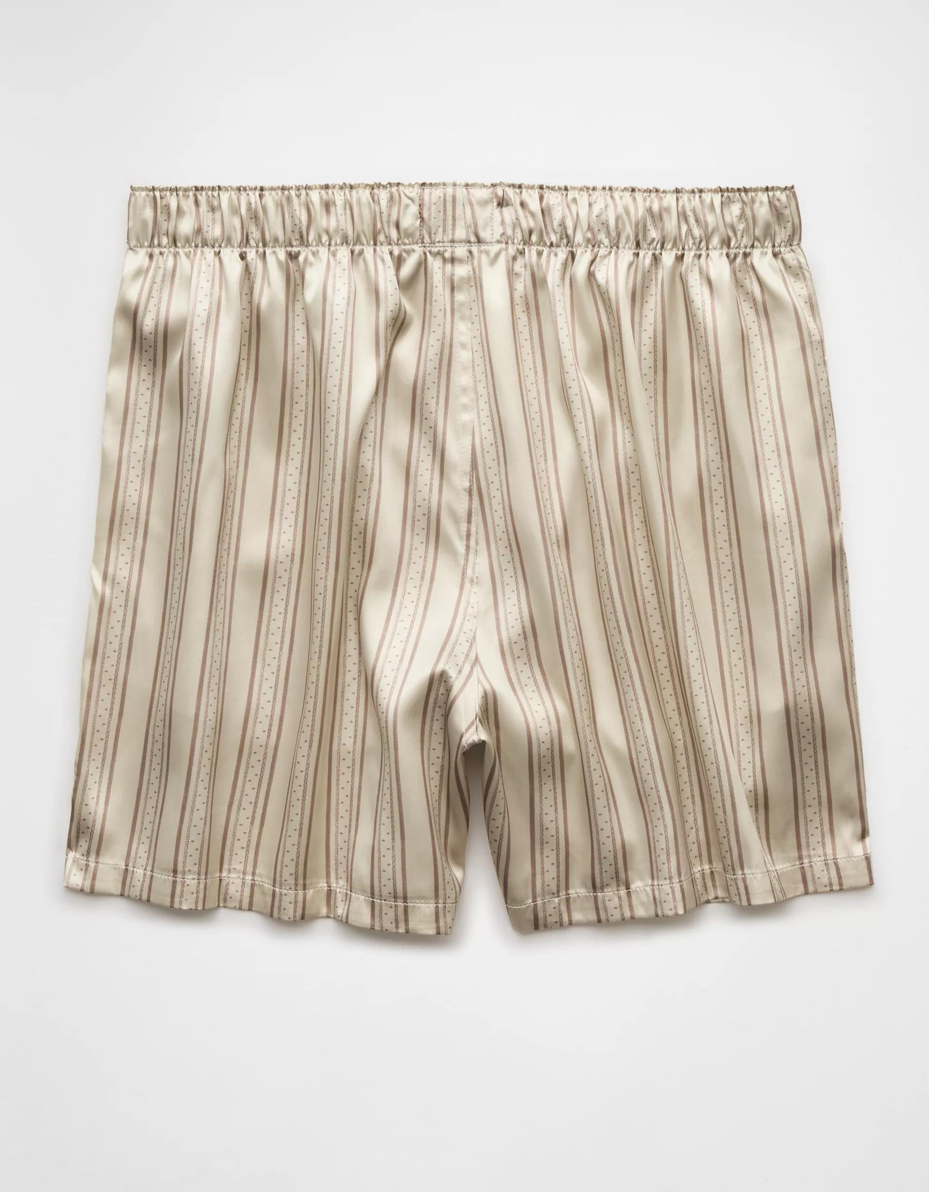AEO Men's Striped Satin Pocket Boxer Short Product Image
