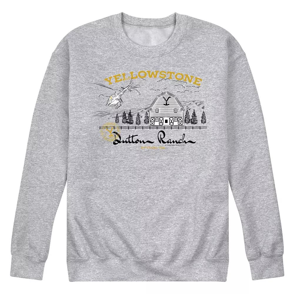 Men's Yellowstone Dutton Ranch Graphic Sweatshirt,  Product Image