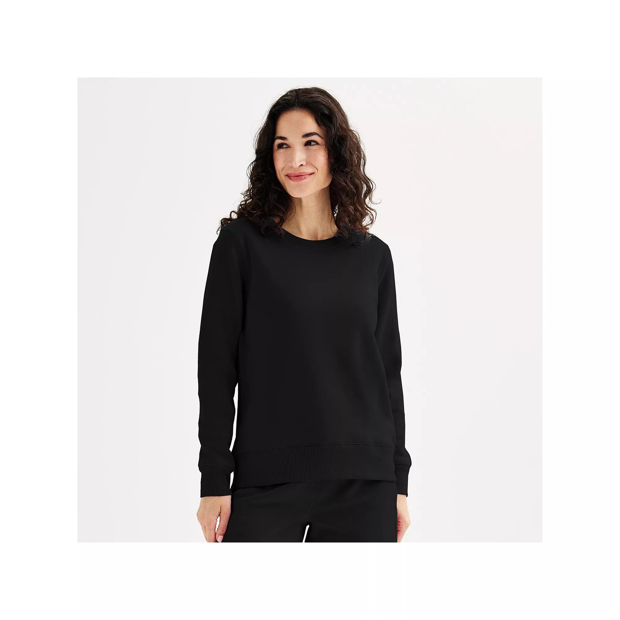 Women's Tek Gear® Ultrasoft Fleece Crewneck Sweatshirt,  Product Image