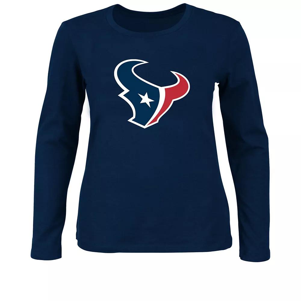 Women's Fanatics Navy Houston Texans Plus  Product Image
