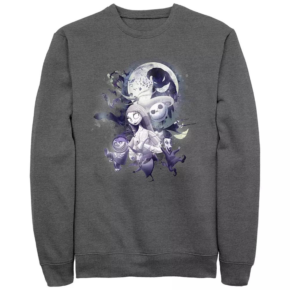 Disney's The Nightmare Before Christmas Glowy Full Moon Men's Graphic Fleece,  Product Image