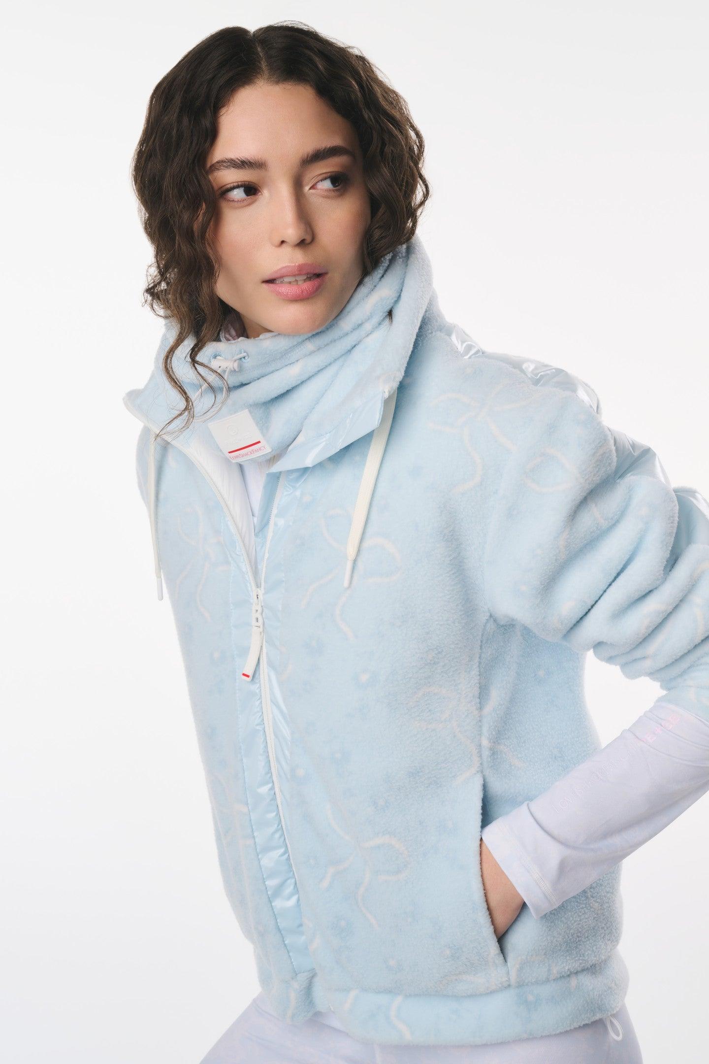 BOGNER FIRE+ICE x LoveShackFancy Arian Neck Gaiter - HOT PINK BABY / O/S Product Image