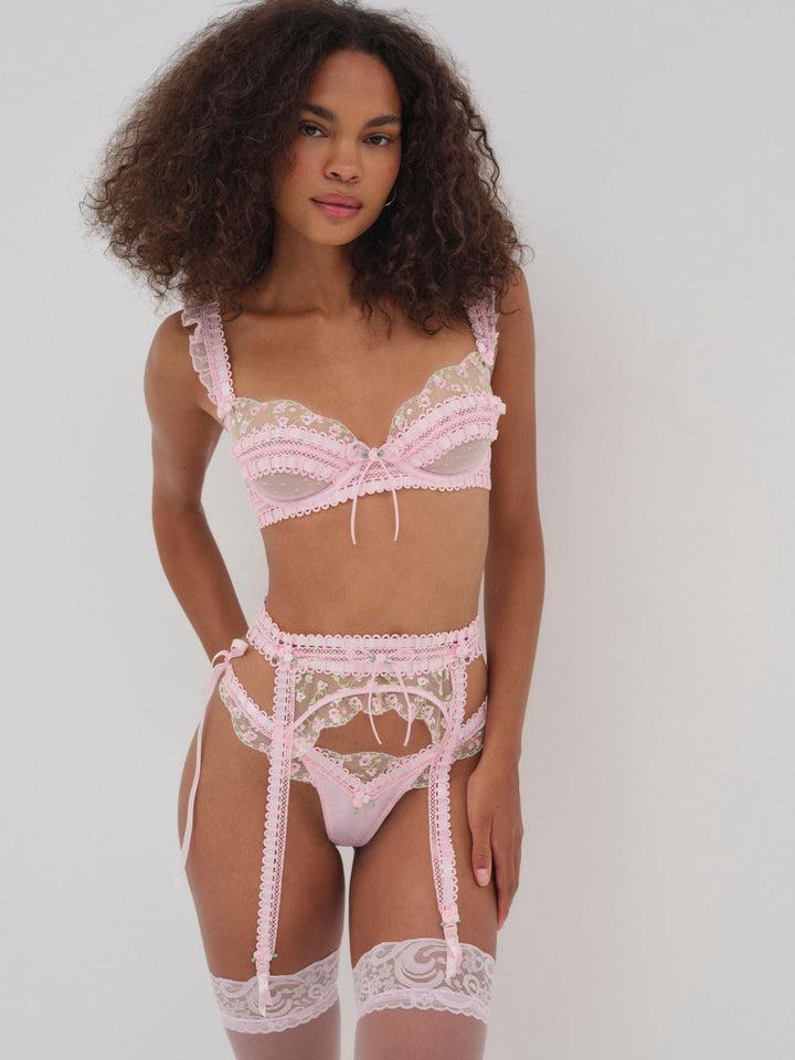 Pinkaboo Garter Belt — Pink Product Image