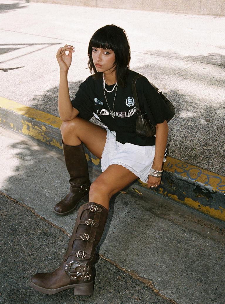 Capshaw Mini Skirt White Product Image