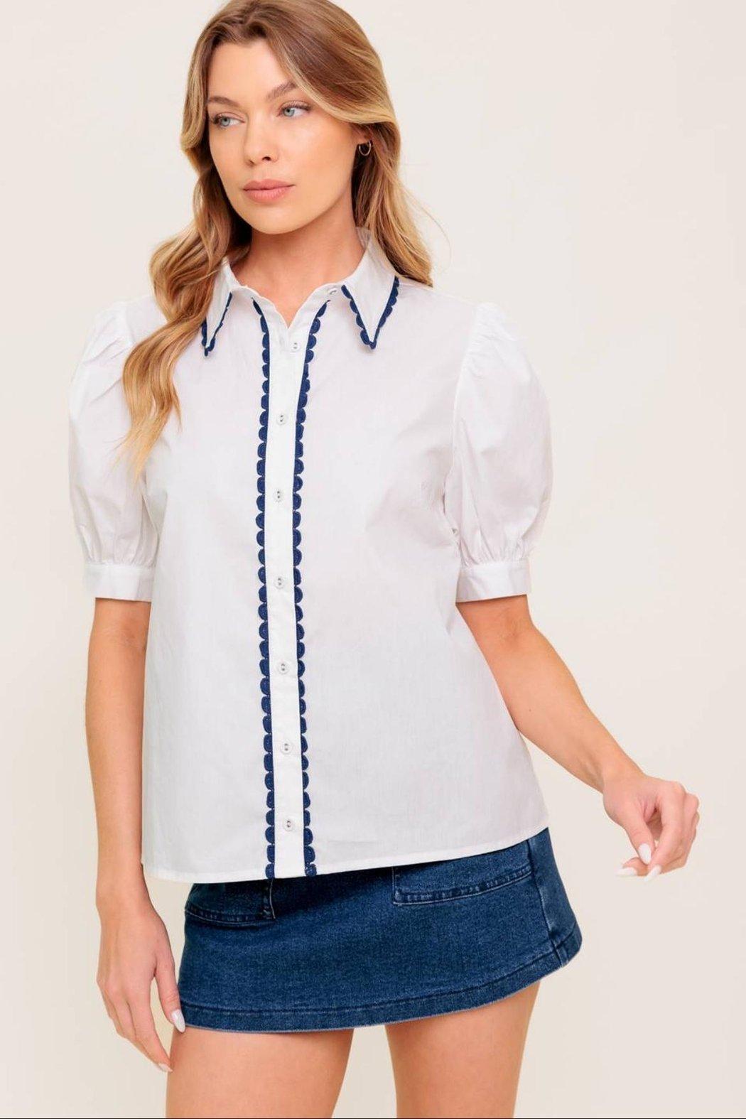 Button Down Top Product Image