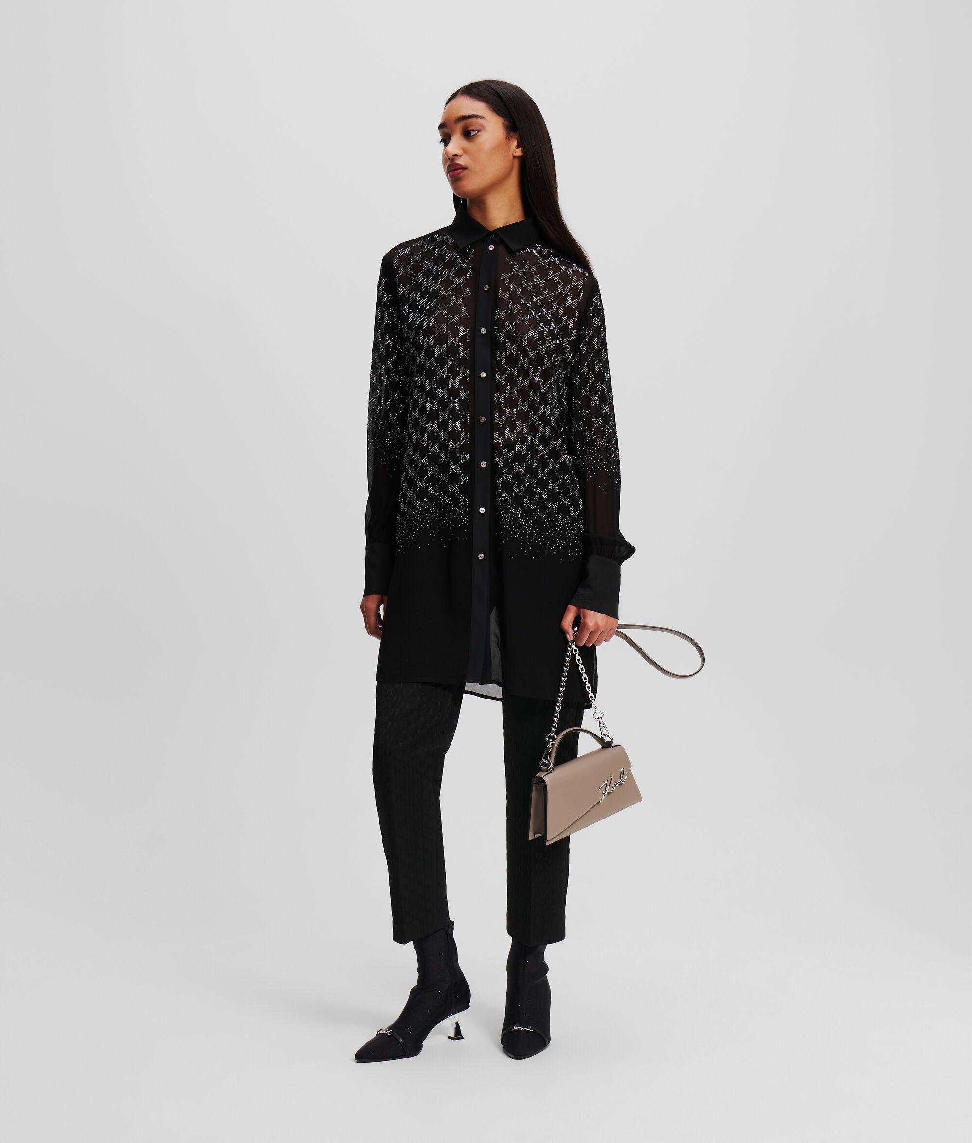 MONOGRAM RHINESTONE TUNIC SHIRT Product Image