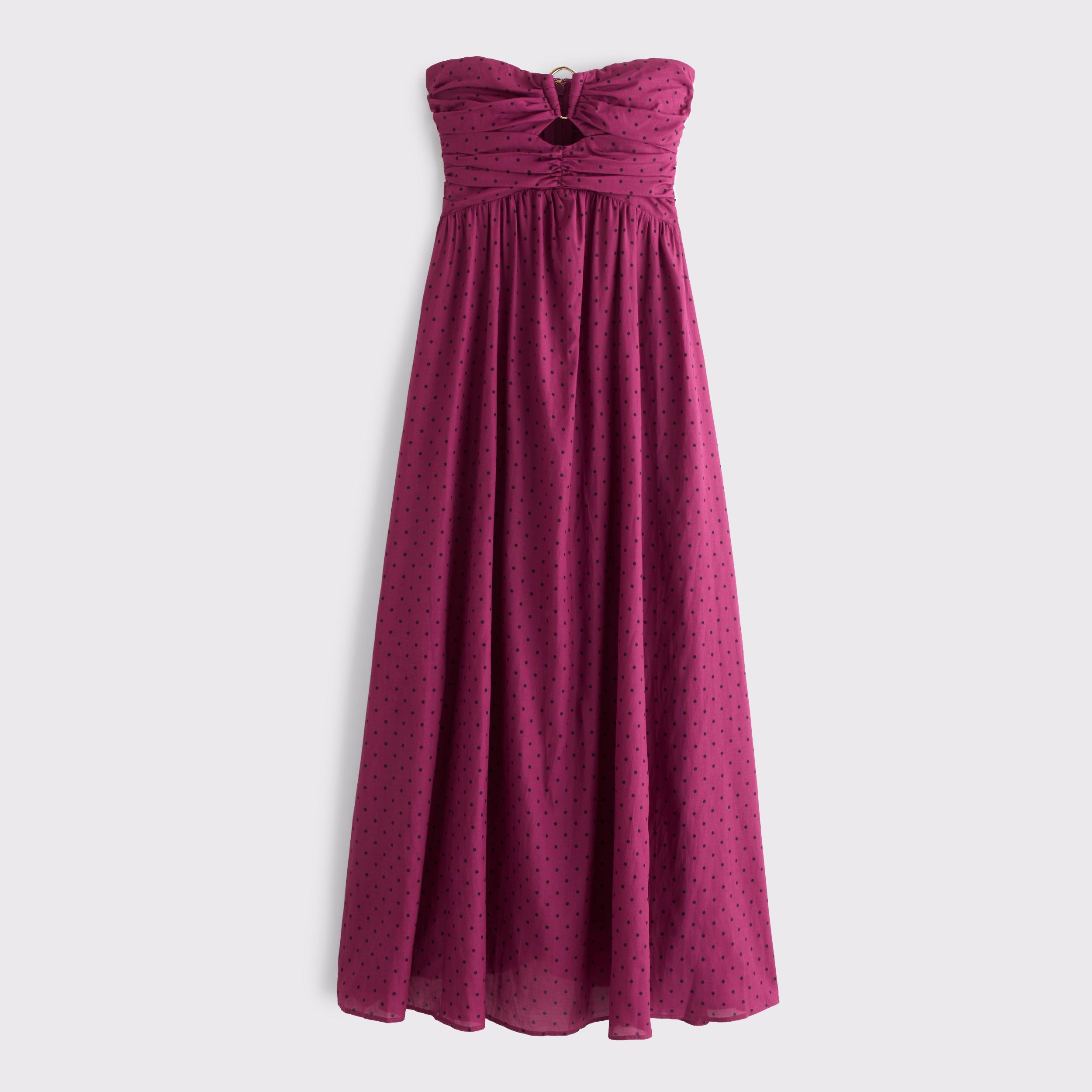 Strapless Hardware Cutout Maxi Dress Product Image