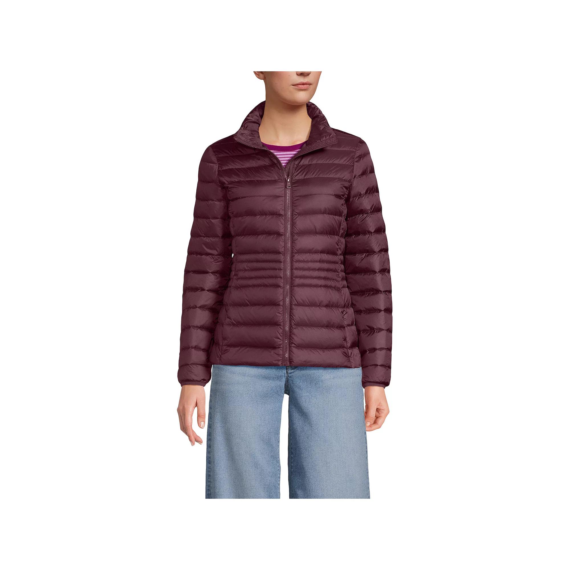 Women's Lands' End Wanderweight Midweight Down Jacket,  Product Image