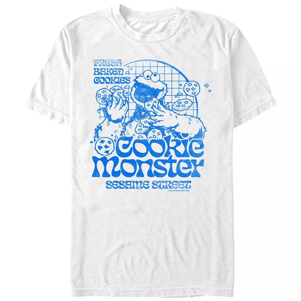 Men's Sesame Street Cookie Monster Fresh Baked Cookies Graphic Tee,  Product Image