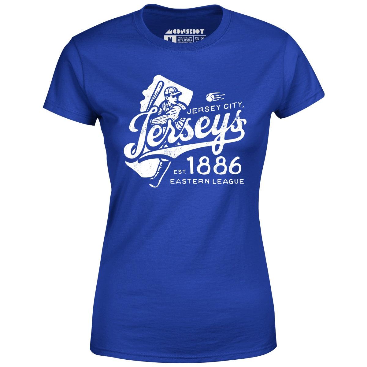 Jersey City Jerseys - New Jersey - Vintage Defunct Baseball Teams - Women's T-Shirt Female Product Image