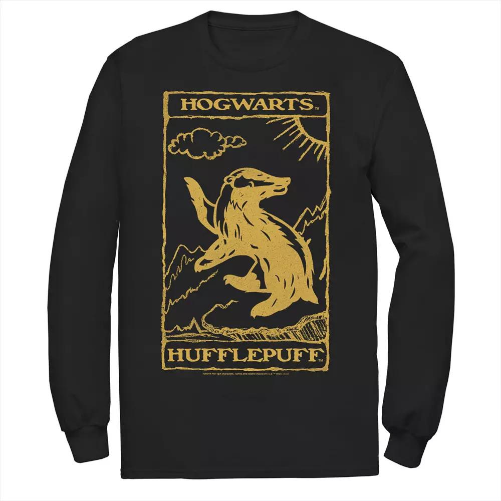 Men's Harry Potter Hufflepuff Vintage Poster Tee,  Product Image
