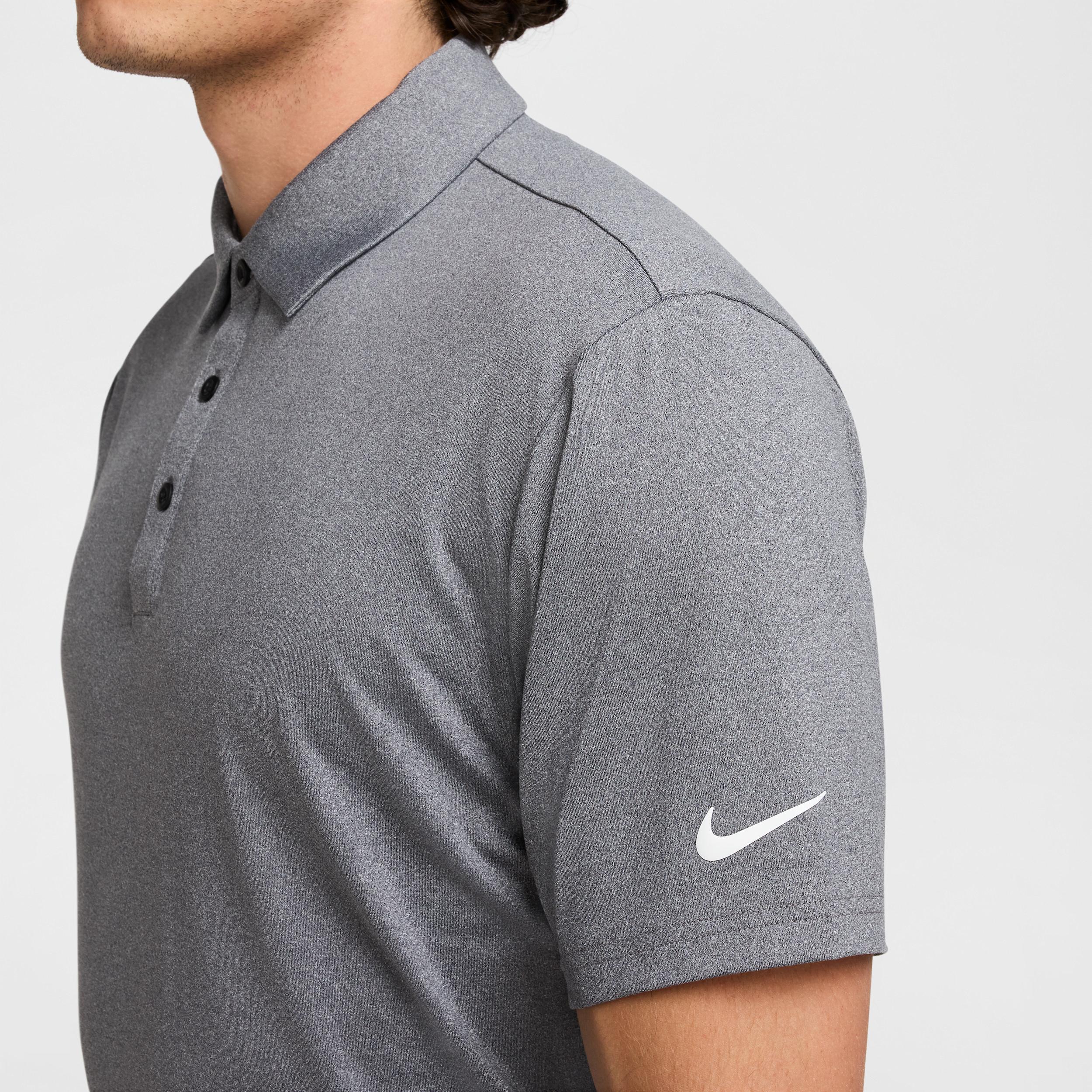 Nike Mens Tour Dri-FIT Heathered Golf Polo | FZ7473-009 Product Image