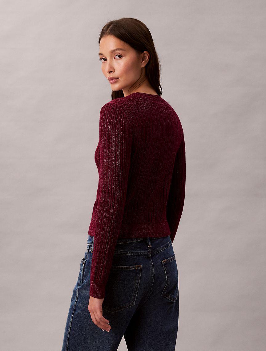 Lurex Merino Wool Blend Sweater Product Image