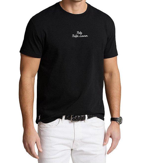 Polo Ralph Lauren Short Sleeve Classic Fit Chain-Stitch Logo Jersey T-Shirt Product Image
