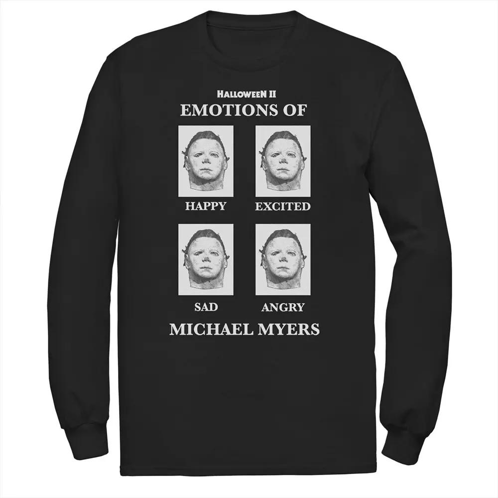 Big & Tall Halloween 2 Emotions Of Michael Myers Tee, Men's,  Product Image