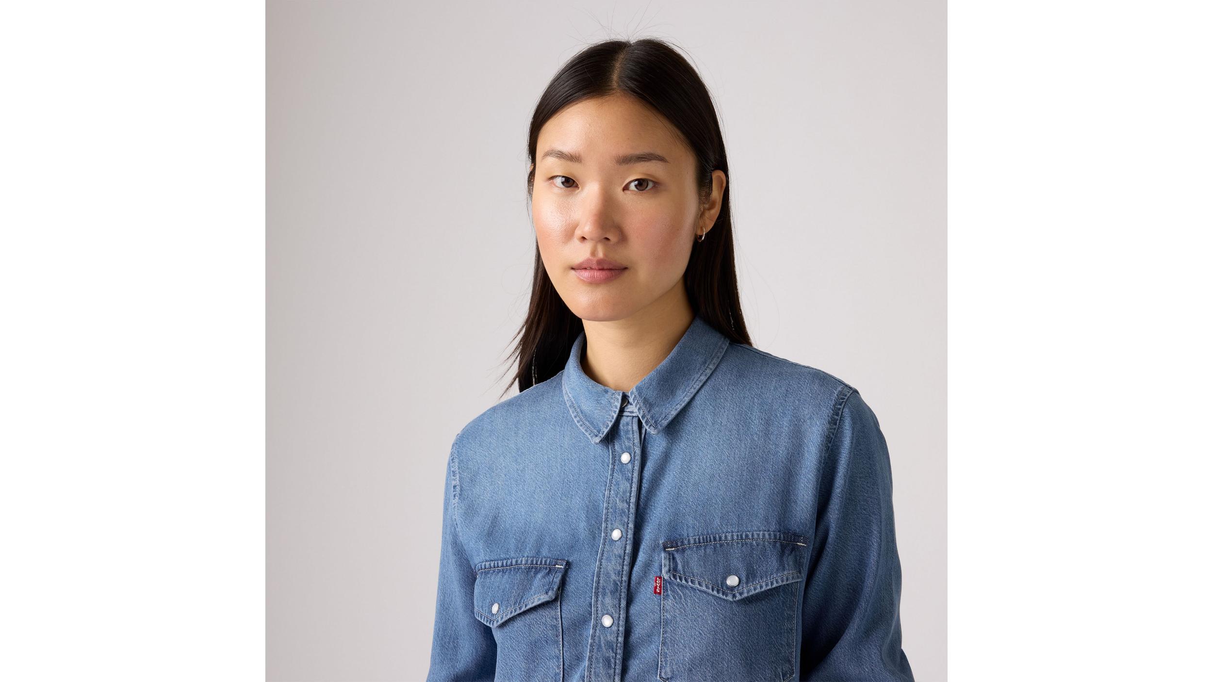 Iconic Western Denim Shirt Product Image