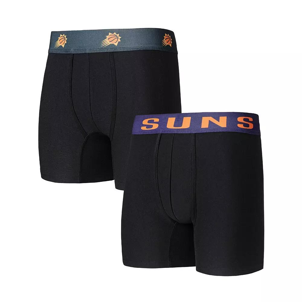 Men's Concepts Sport Black Phoenix Suns Breakthrough 2-Pack Boxer Briefs,  Product Image