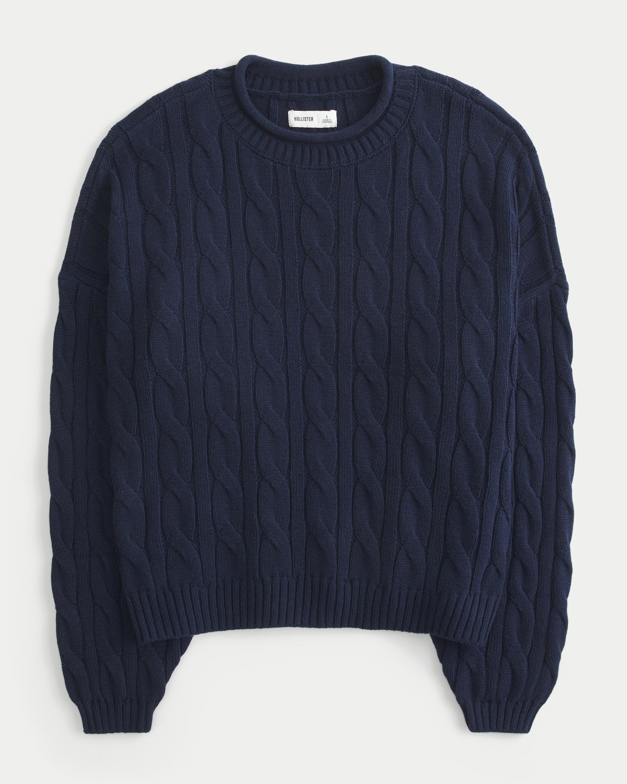 Easy Roll-Neck Crew Sweater Product Image
